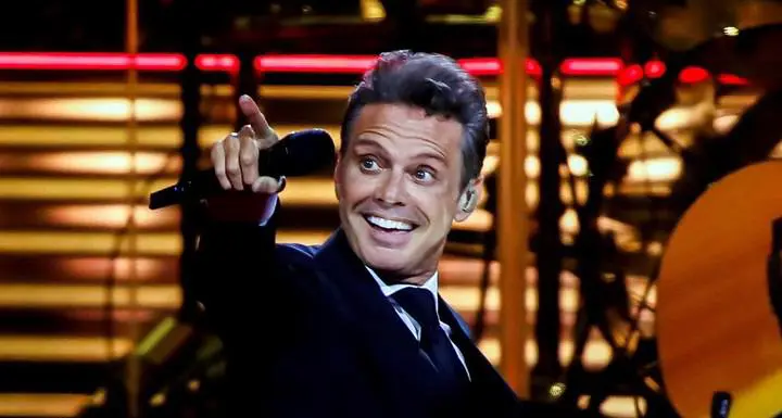 Luis Miguel. En pleno show.