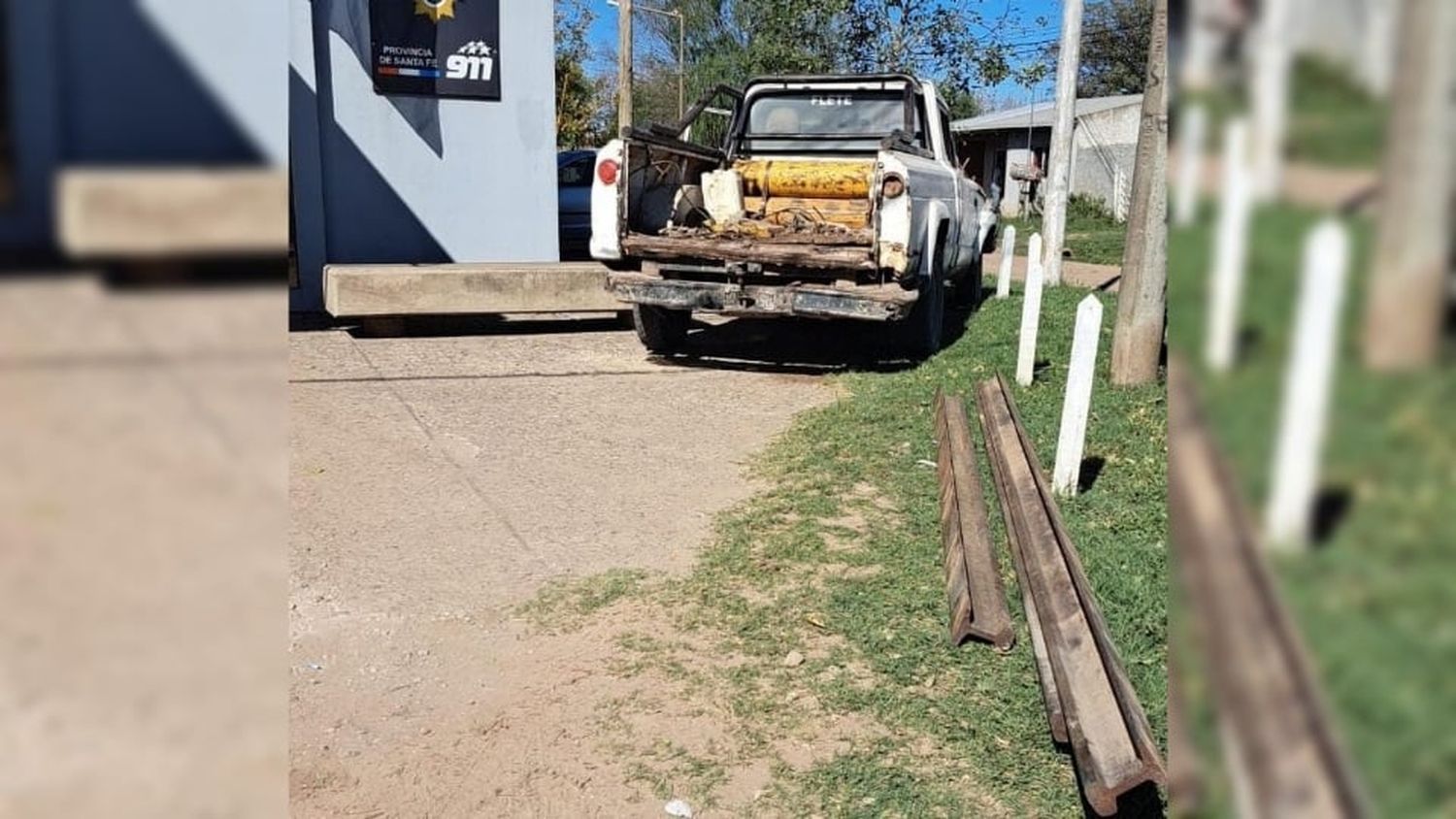 Venado Tuerto: sustrajo rieles del ferrocarril y terminó en la comisaría