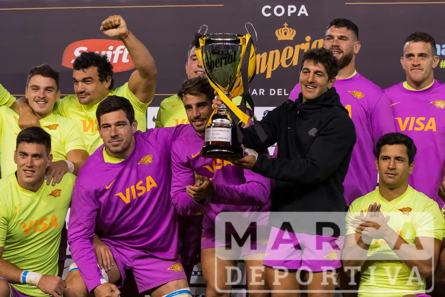 Jaguares aplastó a Georgia XV en el Minella