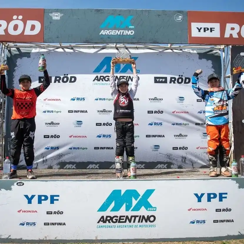 Felipe Manzoni amplía su ventaja en el Campeonato de Motocross tras una victoria en Cañada Rosquín