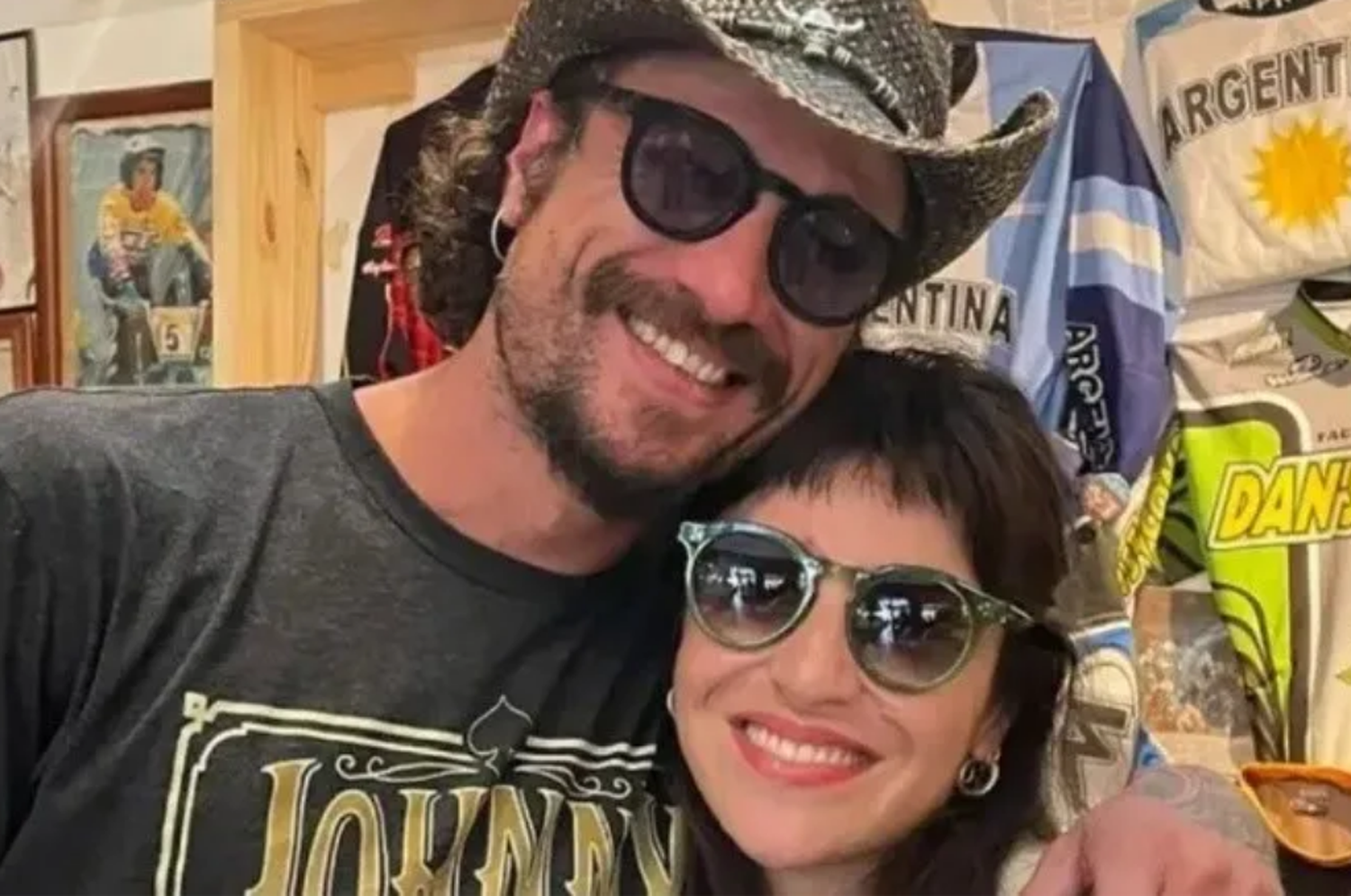 Gianinna Maradona y Daniel Osvaldo reconciliados