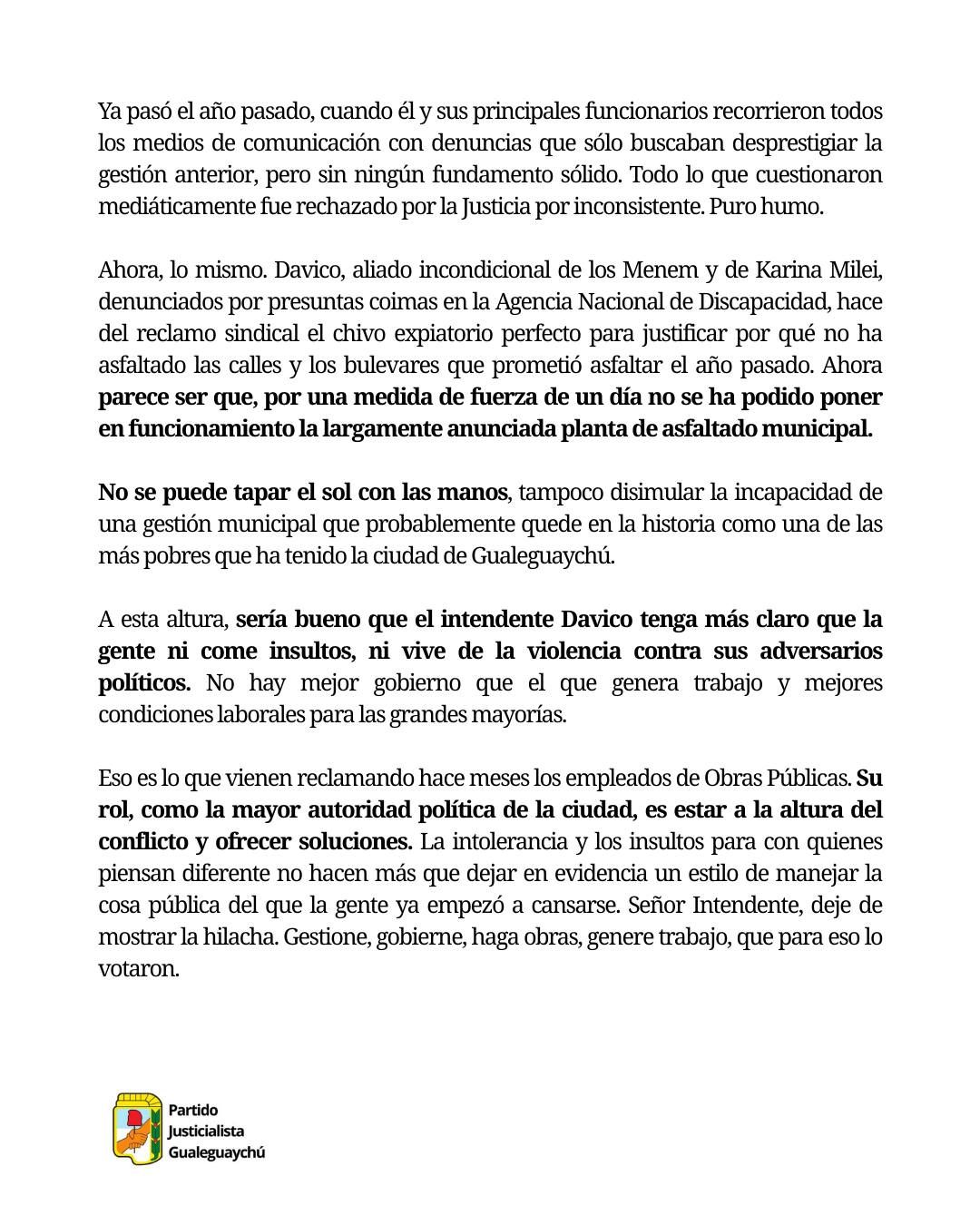 Comunicado