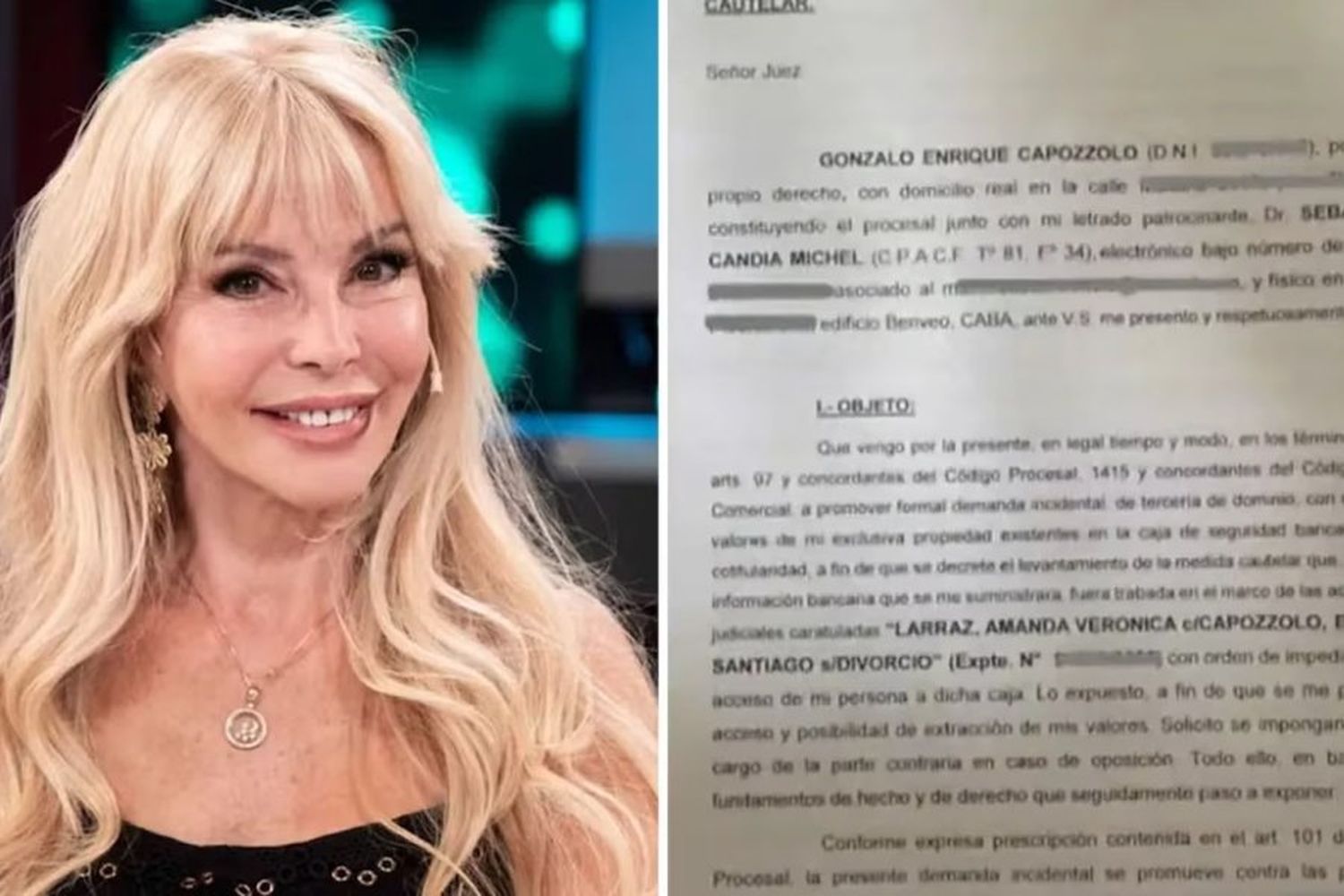 Graciela Alfano preocupada:  podría perder 250 mil dólares por un escandaloso motivo