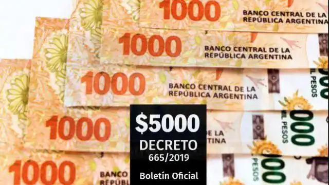 Bono de $5.000: Quienes lo cobrarán