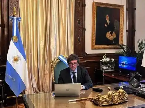 El presidente Javier Milei