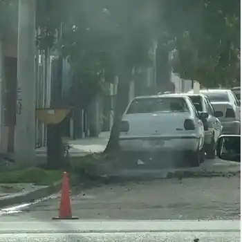 Personal de Gasnea cortó la perdida de gas y trabaja en la reparación del caño dañado: cómo se produjo la fuga