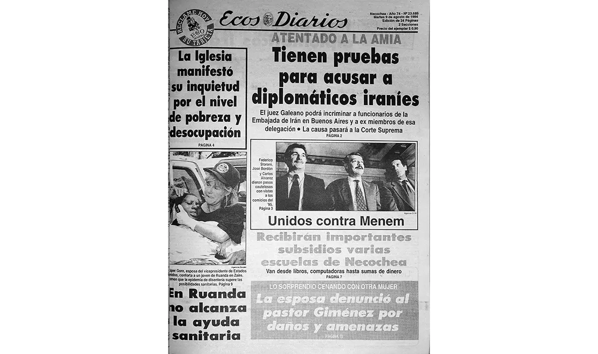 Martes 9 de agosto de 1994