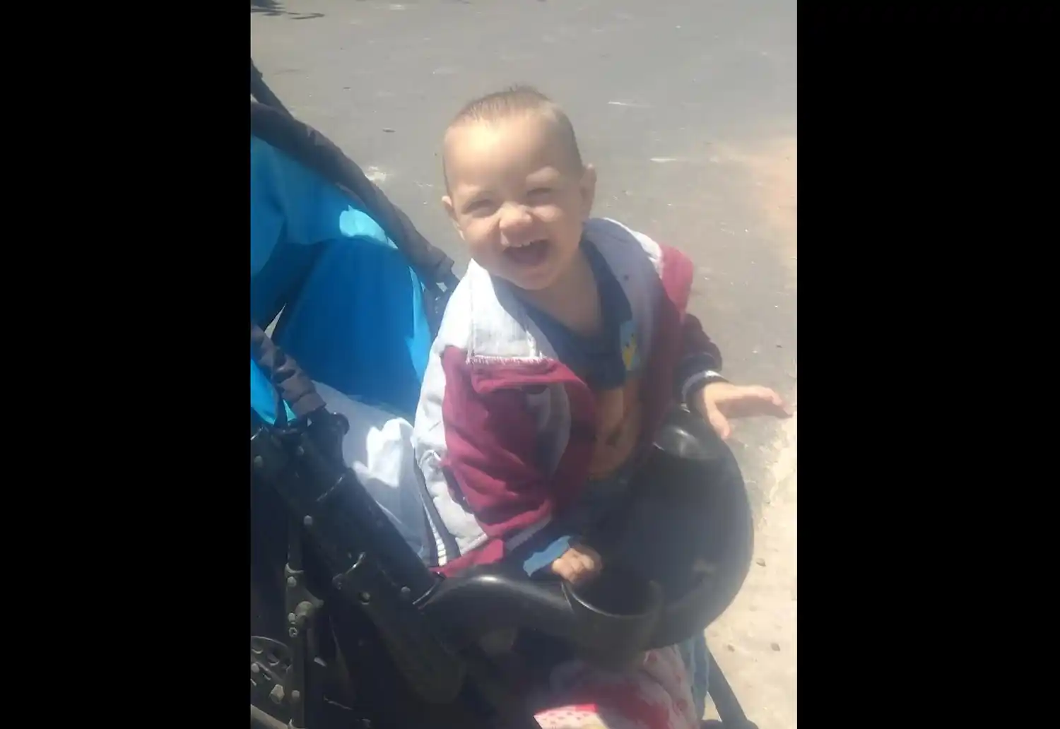 Román Caceres cumplió su primer añito