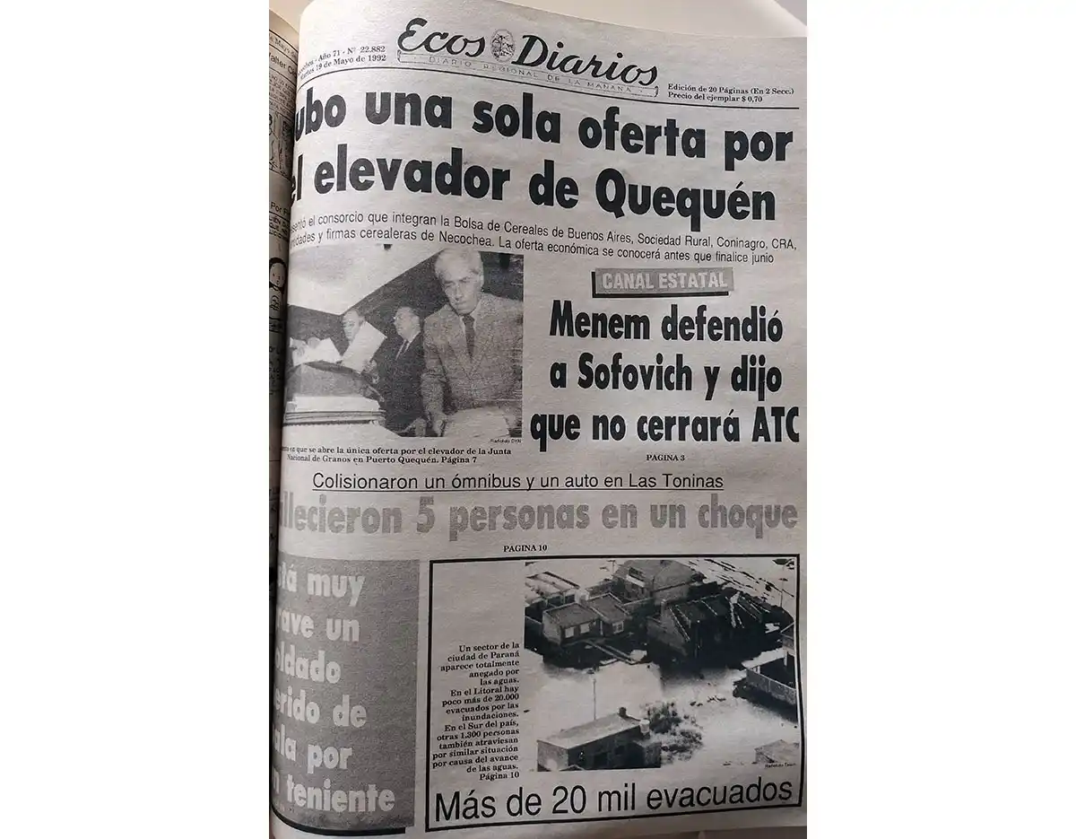 Miércoles 20 de Mayo de 1992