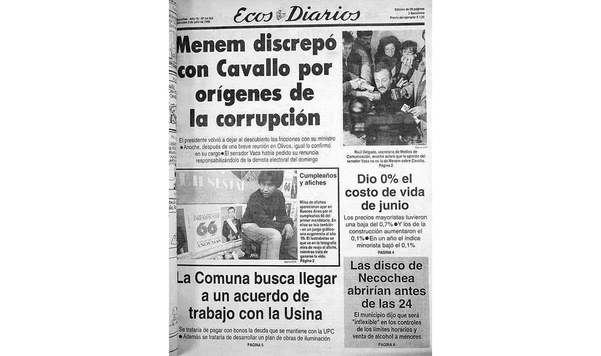 Miércoles 3 de julio de 1996