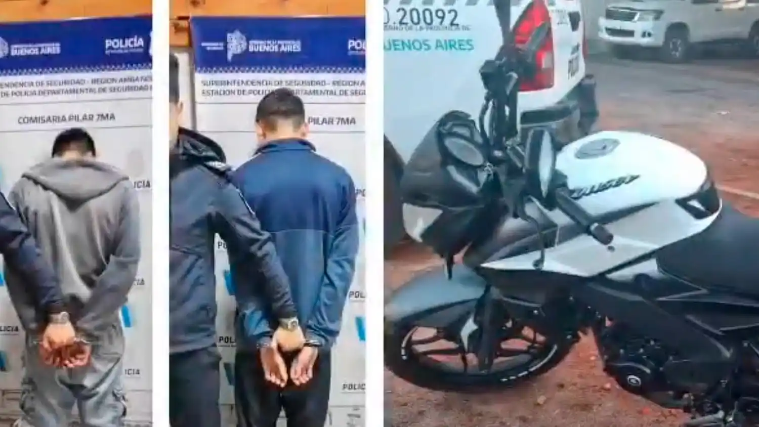 Fueron capturados tras un operativo de la Guardia Urbana.