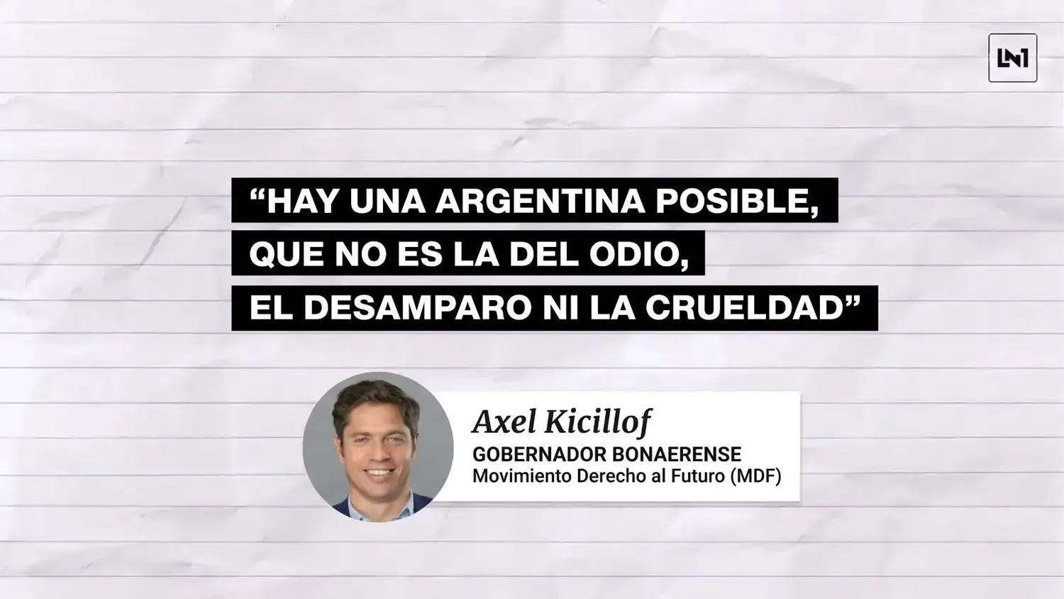 Kicillof: "El presupuesto de salud de la Provincia explotó por la política de Milei y la gente recurre al Estado"