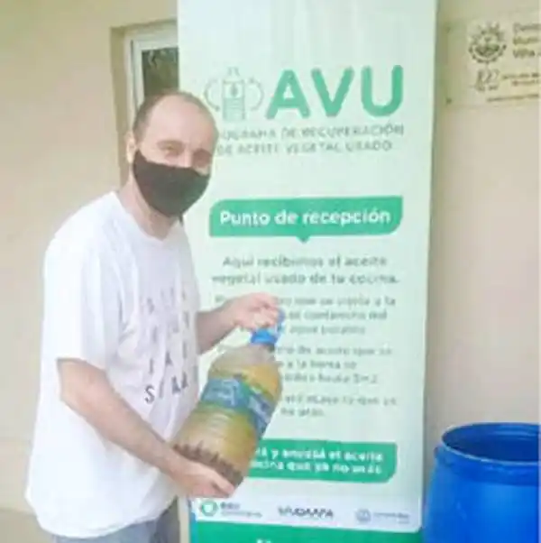 Se intensifica el programa de  recuperación de aceite  vegetal usado en Concordia 