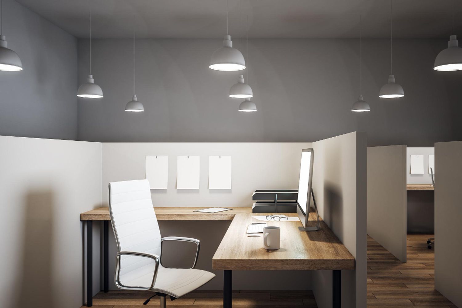 Cómo iluminar correctamente una oficina