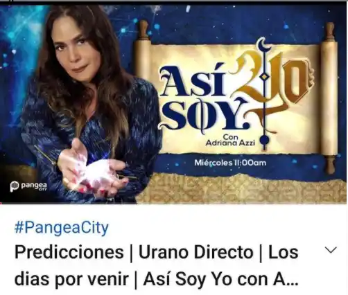 Adriana Azzi también tiene su programa online. Foto: Instagram