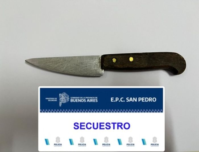 cuchillo secuestrado