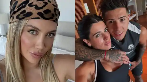 Polémica entre Wanda Nara y Valentina Cervantes tras la filtración de mensajes de la conductora a Enzo Fernández