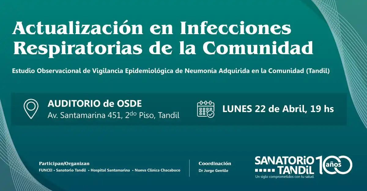 La charla será el lunes 22.