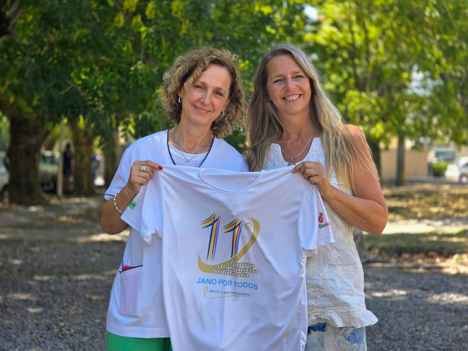 Nancy Guerrero, directora del Hospital de Niños “Debilio Blanco Villegas", y Alejandra Kluga, de la Asociación Civil “Jano Por Todos.