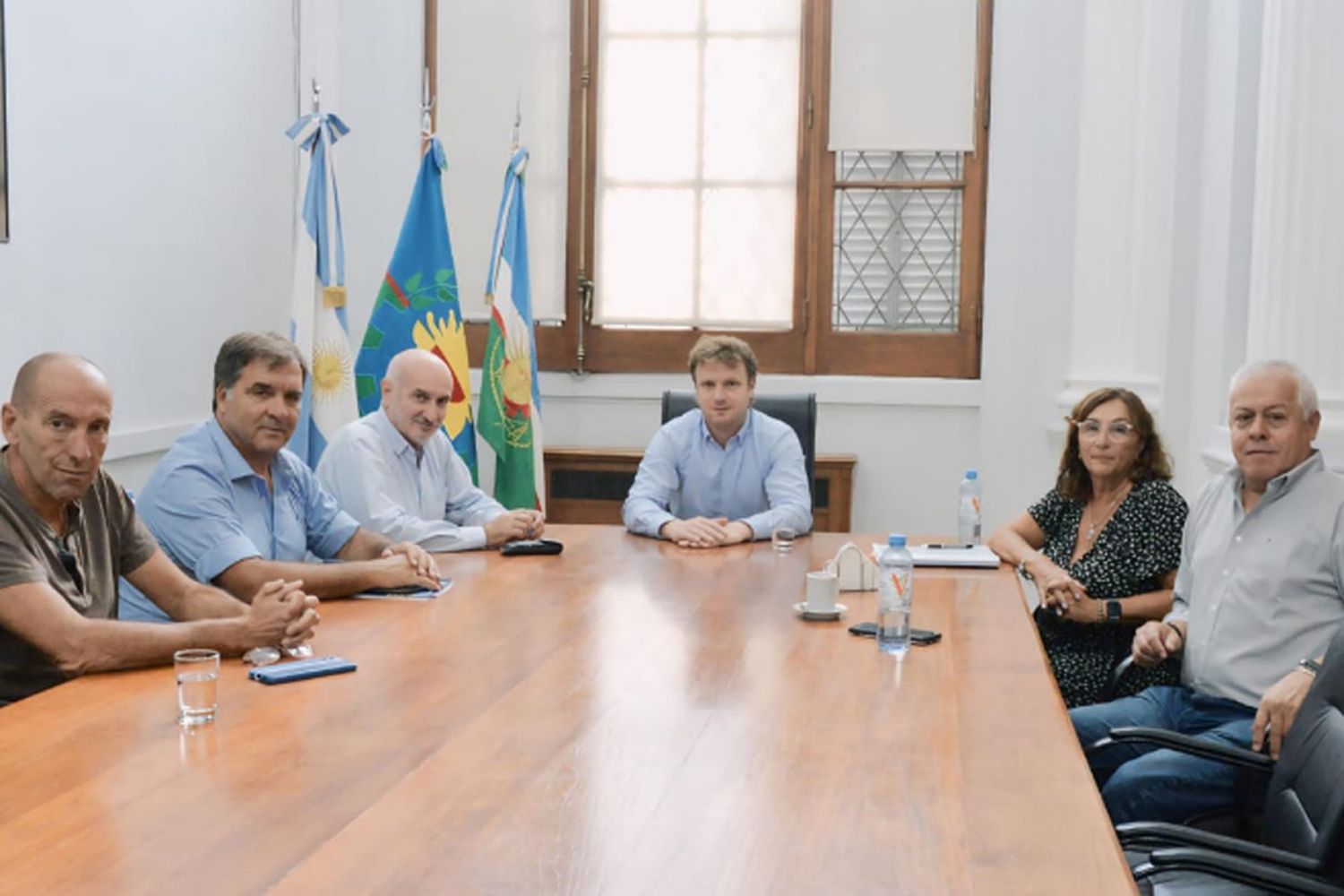 Autoridades de la Unicen se reunieron con el intendente de Olavarría y con el de Azul