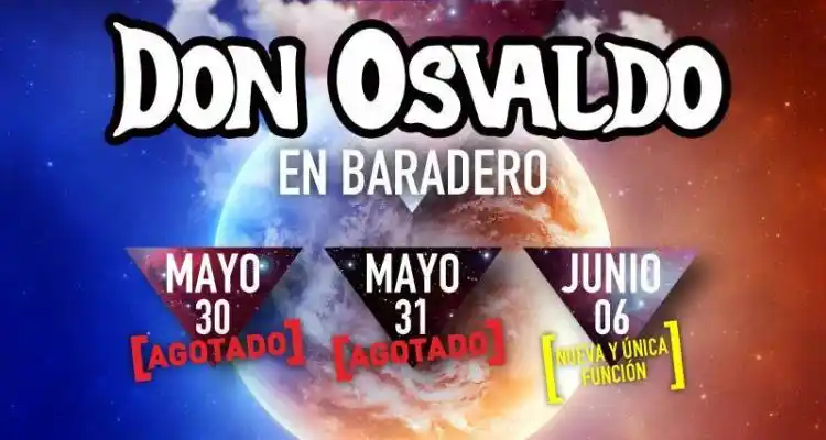 Con entradas agotadas Don Osvaldo tocará en Baradero