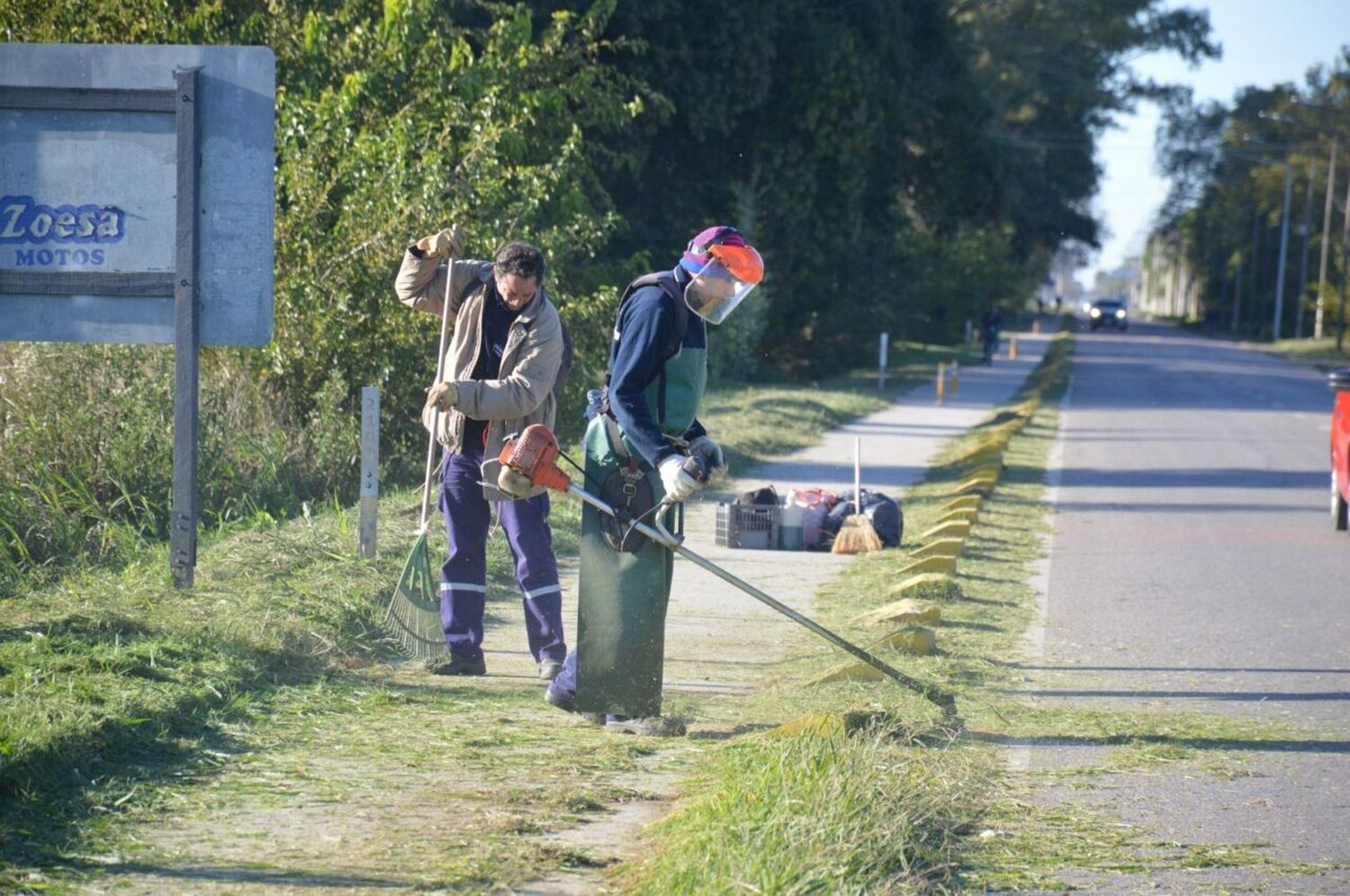 El Municipio intensifica el corte de pastos y limpieza