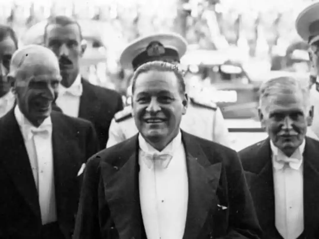 El presidente Roberto M. Ortiz