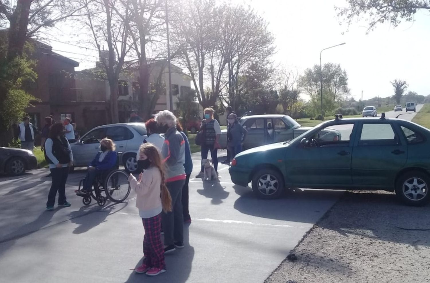 Vecinos del barrio Etchepare se manifestaron por la inseguridad