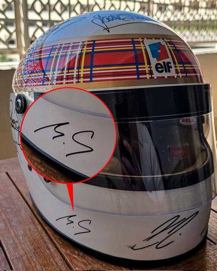 Casco de Jackie Stewart
