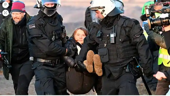 Detuvieron a Greta Thunberg en Alemania tras una protesta ecologista