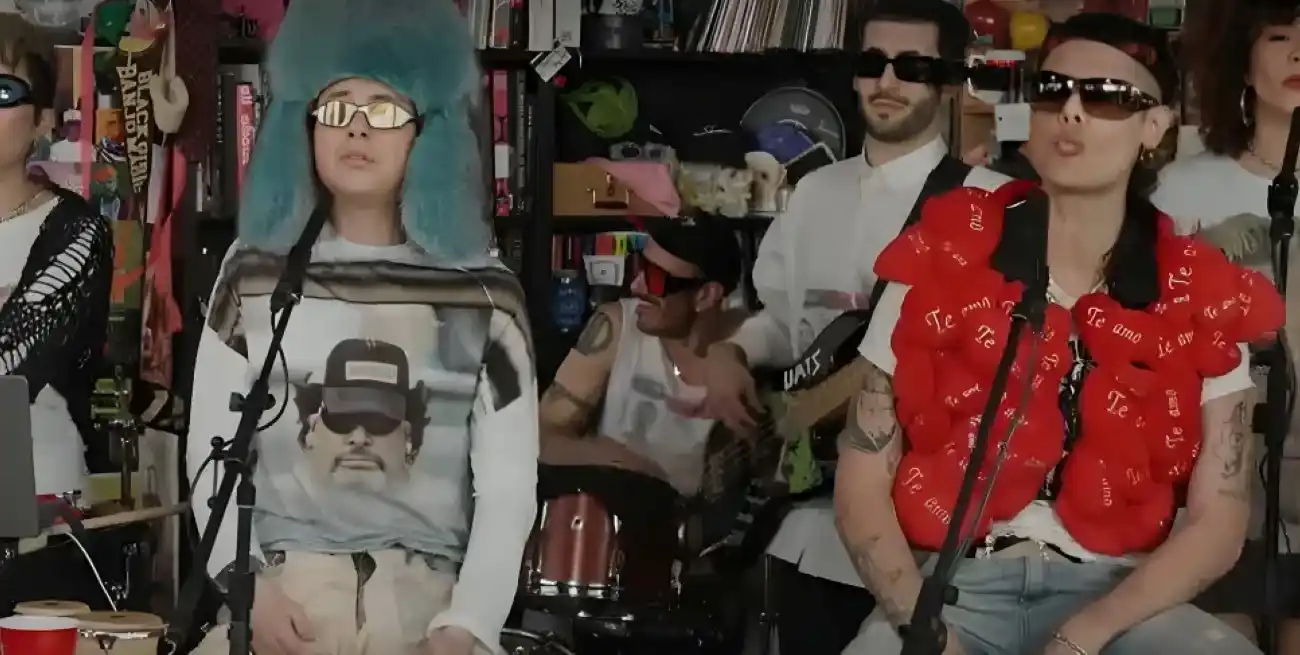 El Tiny Desk de Ca7riel y Paco Amoroso ya lleva más de 30 millones de reproducciones; fue su puerta de entrada a Estados Unidos. Foto: Captura de pantalla.