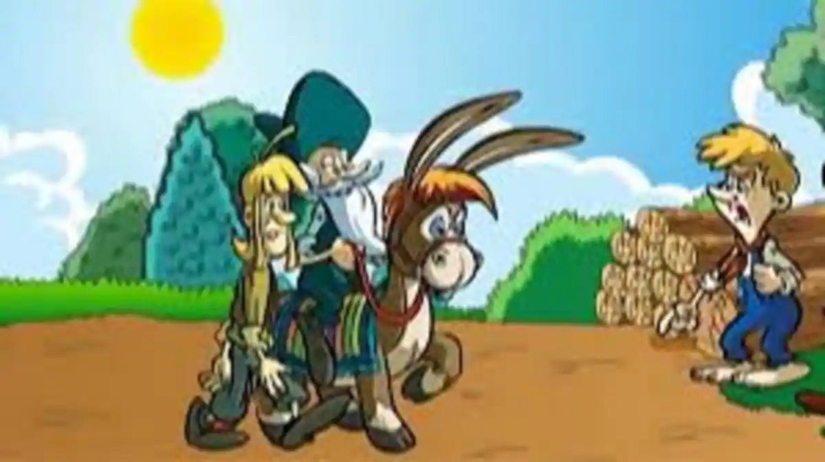 El viejo, el burro y el niño