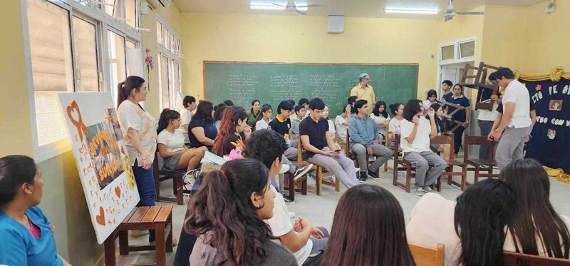 Con acciones comunitarias se busca 
concientizar sobre la problemática del suicidio