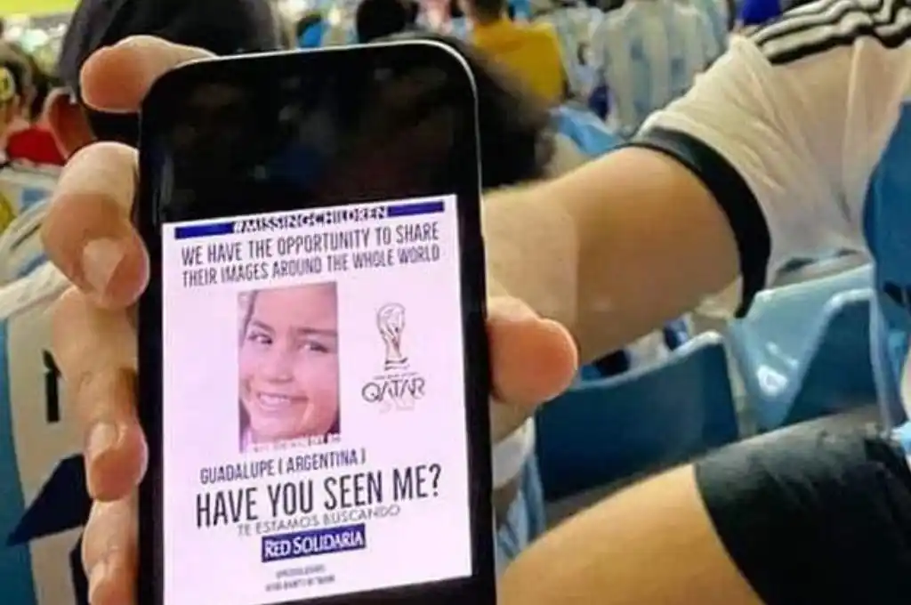 A 17 meses de su desaparición, la búsqueda de Guadalupe Lucero llegó al Mundial de Qatar