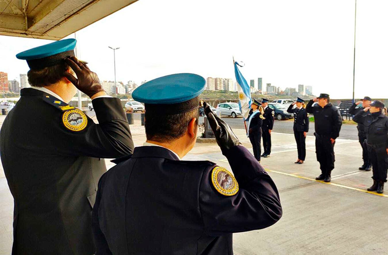 La policía Federal Argentina rindió homenaje a los caídos en el cumplimiento del deber