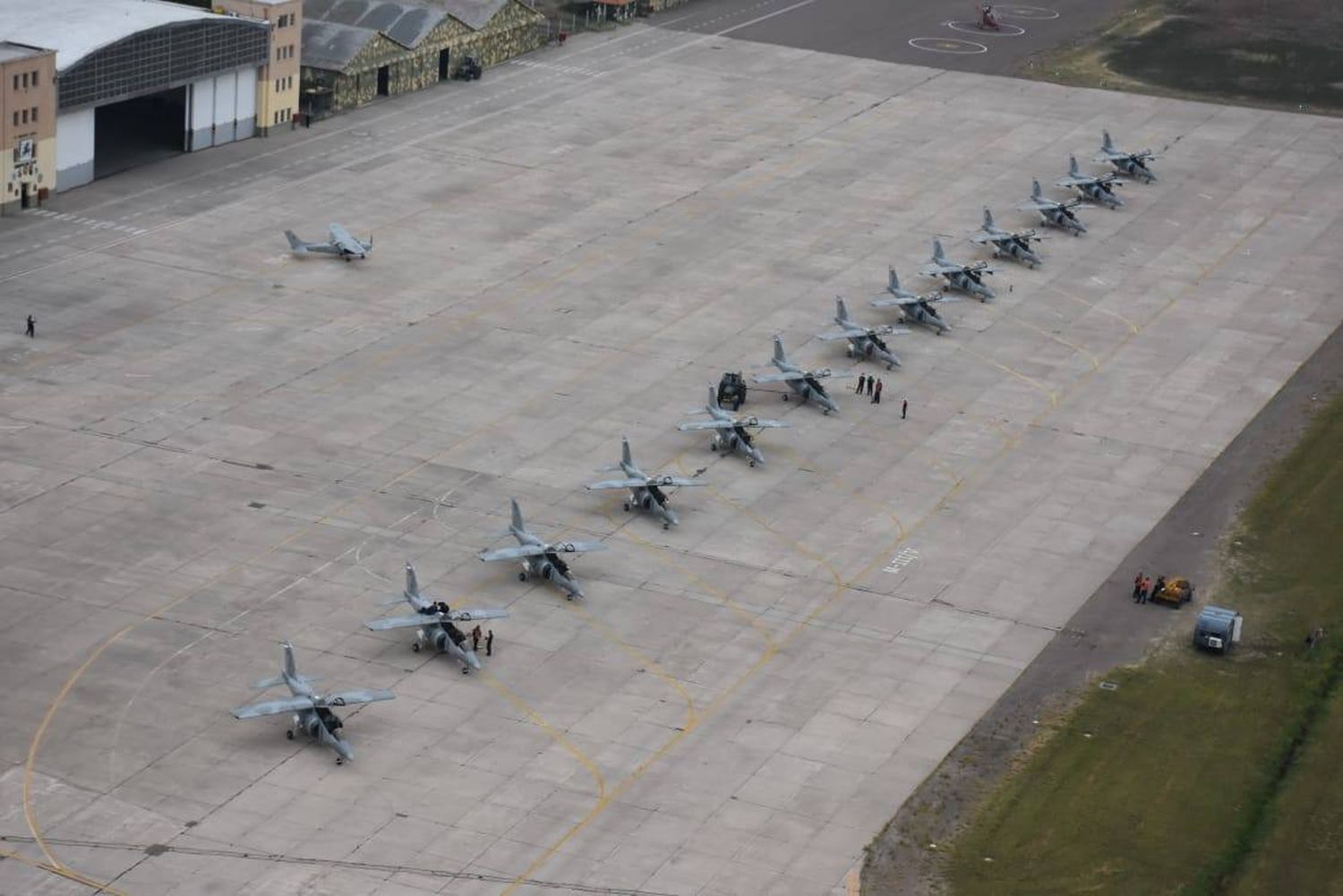 ANAC realiza obras de mantenimiento en la pista de la VI Brigada Aérea