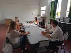 Institutos superiores se reunieron con dirigentes de la DDE