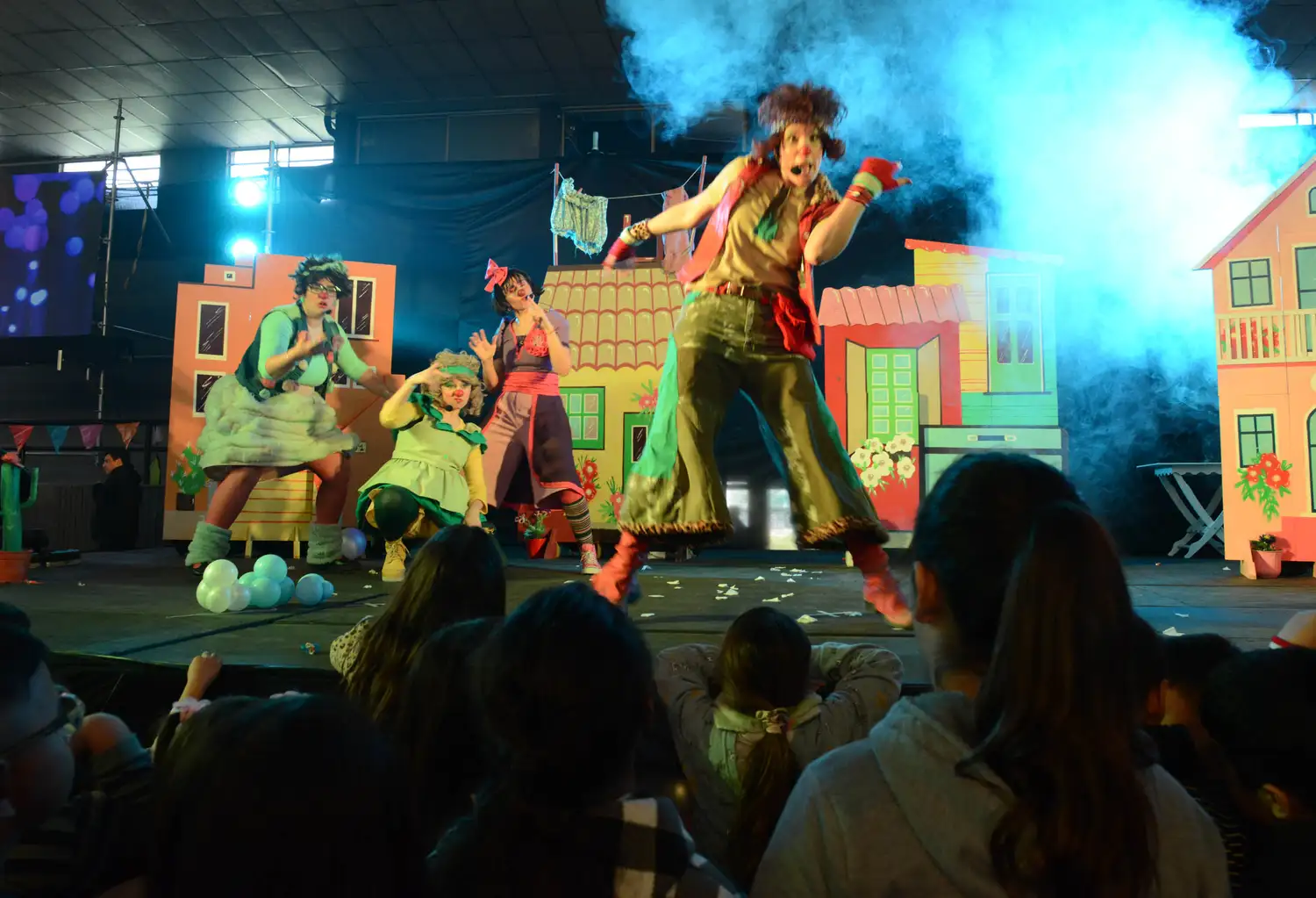 Imágenes de la edición anterior del "Festival de las Infancias" en el Club Independiente.