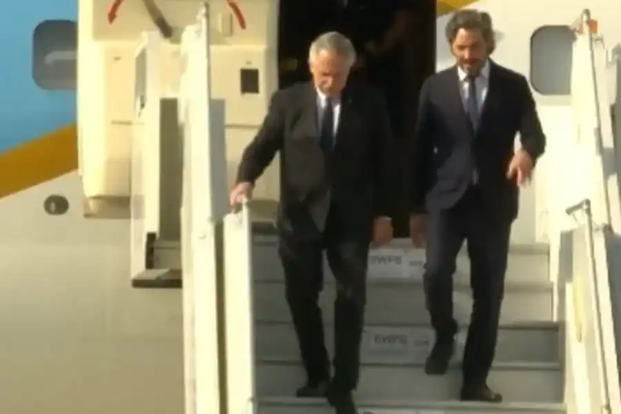 Alberto Fernández arribó a la India para participar de la Cumbre del G20