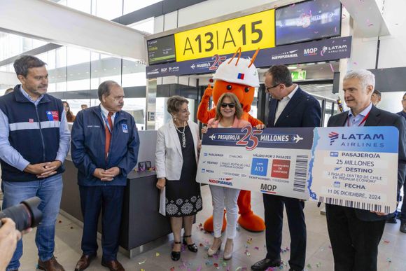 Chile: el aeropuerto de Santiago supera tráfico prepandemia y alcanza récord de pasajeros