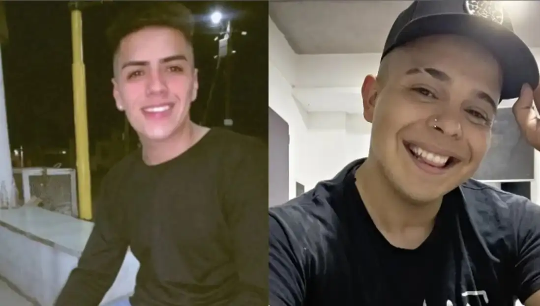 Lucas Escalante y Lautaro Morello, las víctimas.
