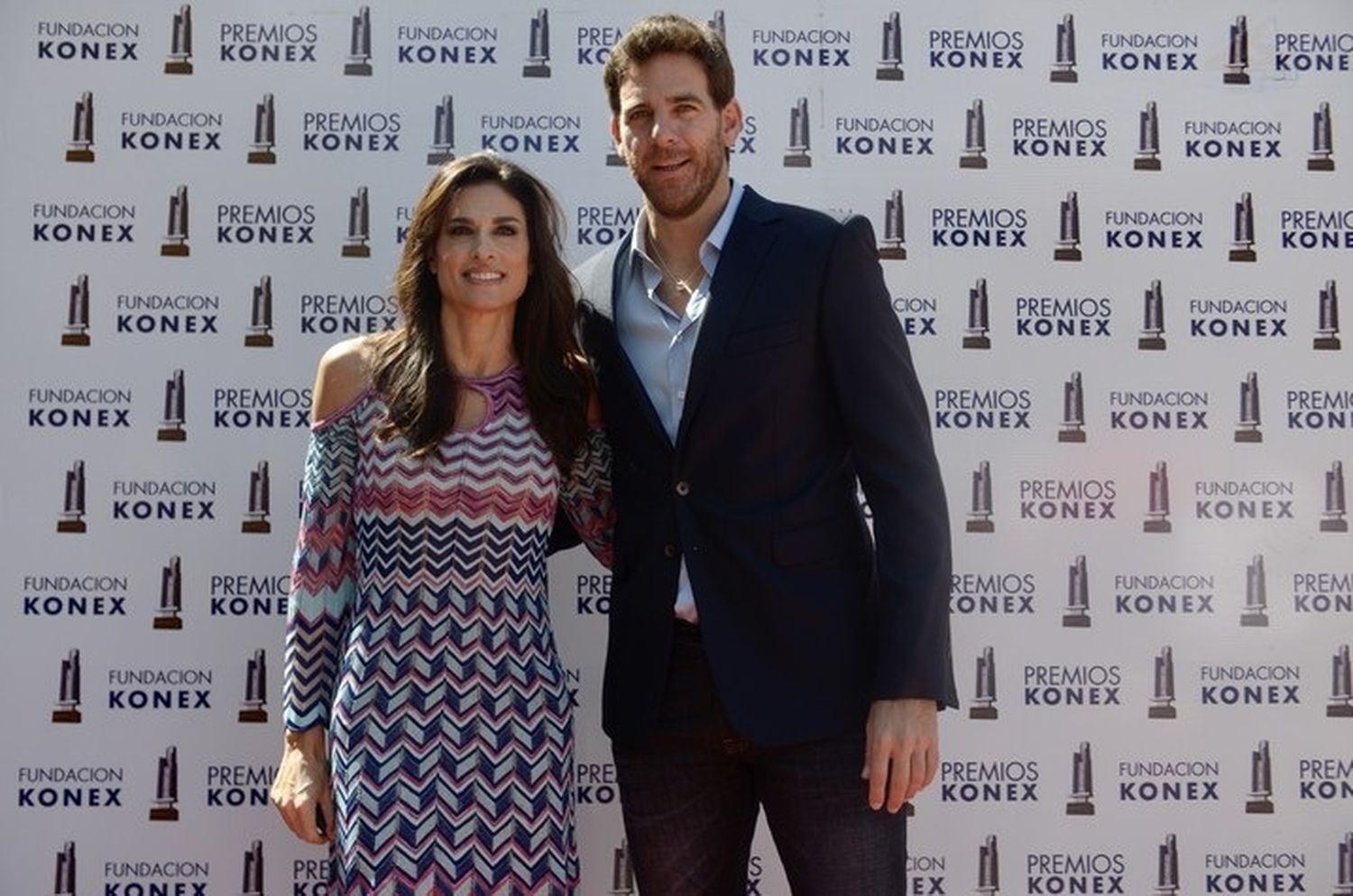 Los tenistas Juan Martín Del Potro y Gabriela Sabatini