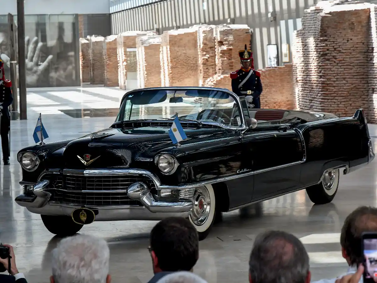 El Cadillac restaurado de Perón que será expuesto en Museo Casa Rosada
