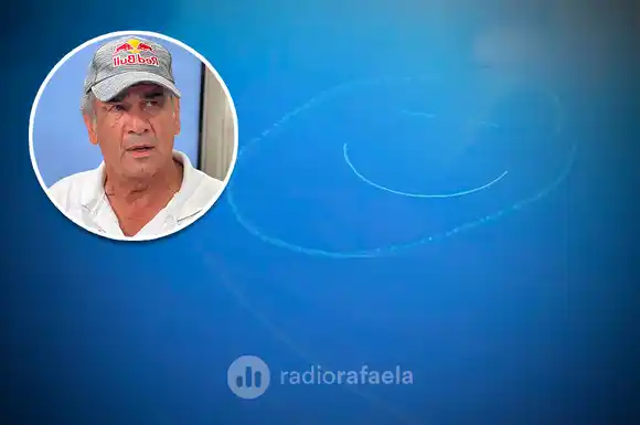 La historia detrás de la carita feliz que dibujaron en el cielo rafaelino