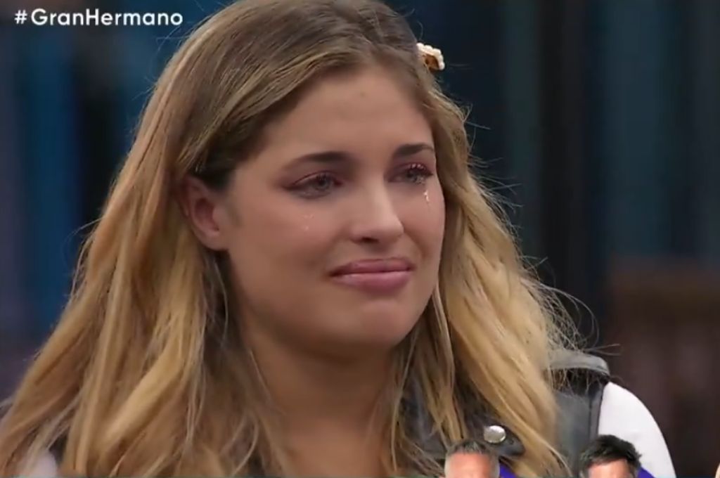 Martina se quebró en llanto