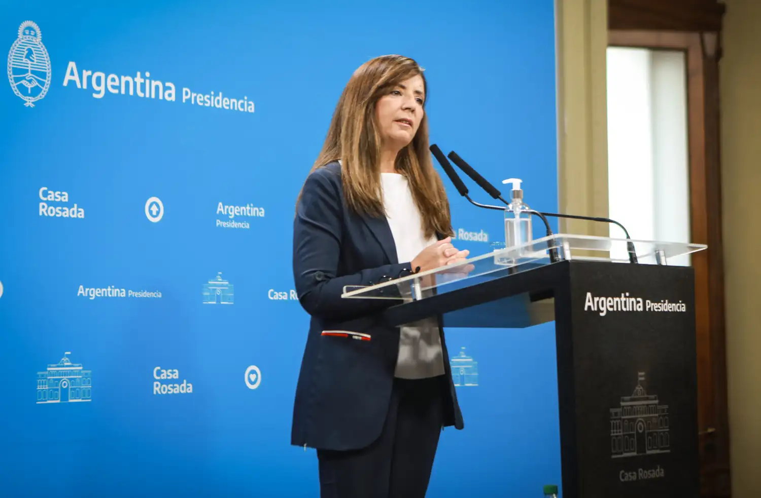 Gabriela Cerruti, portavoz de la Presidencia.