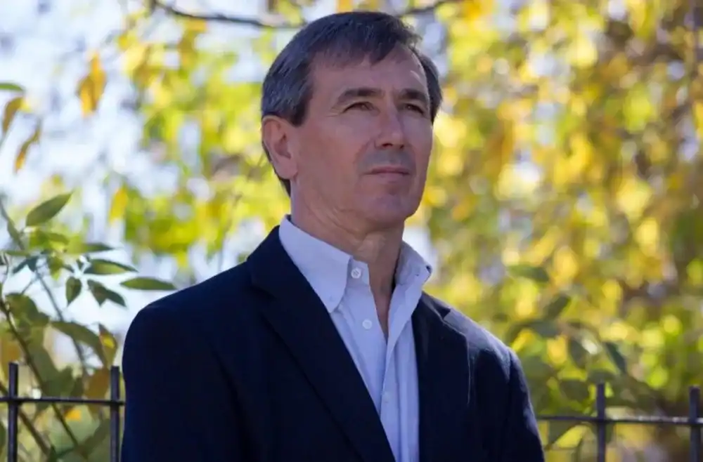 El intendente Arnaldo Harispe.