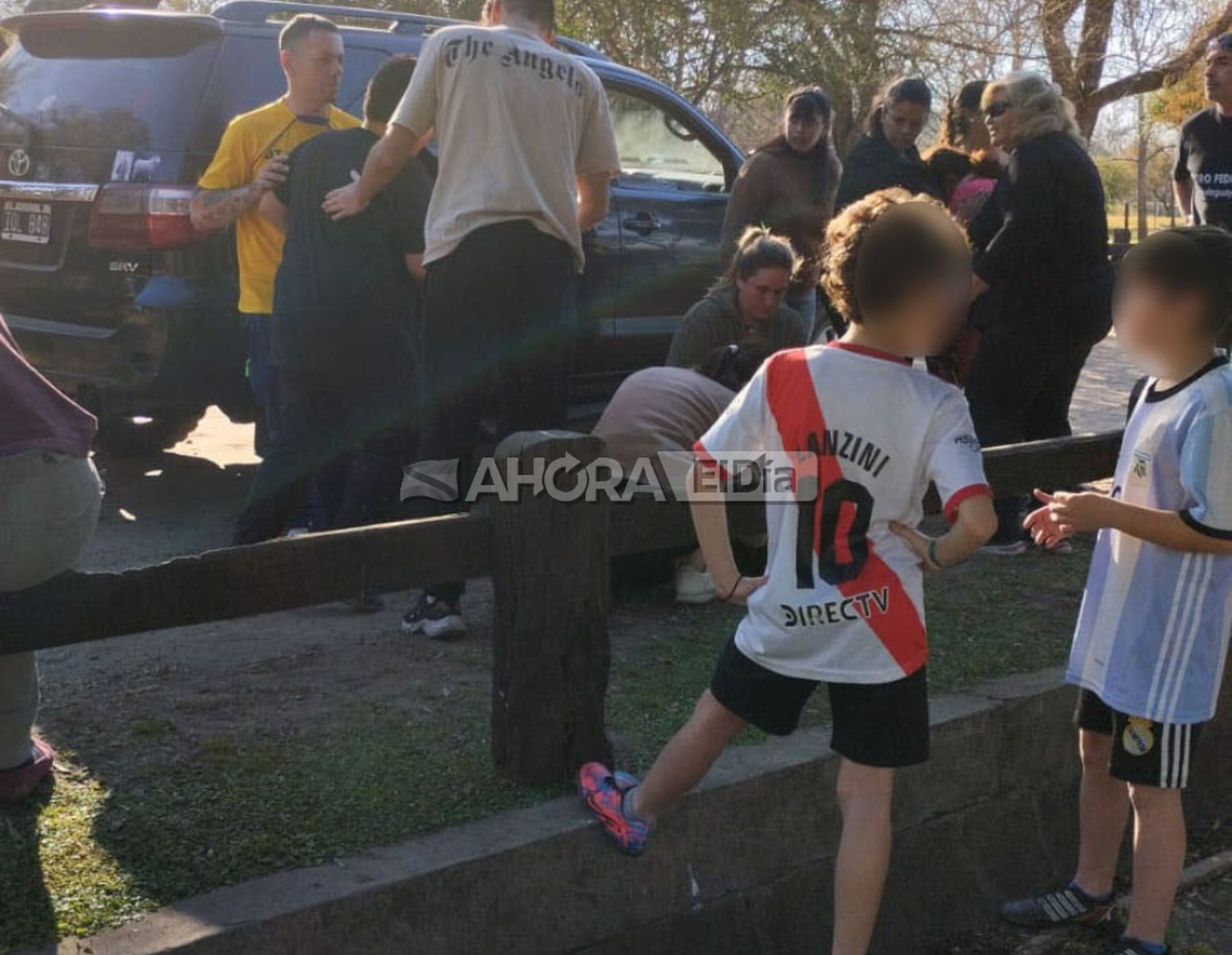 Una camioneta atropelló a un nene en el Parque Unzué