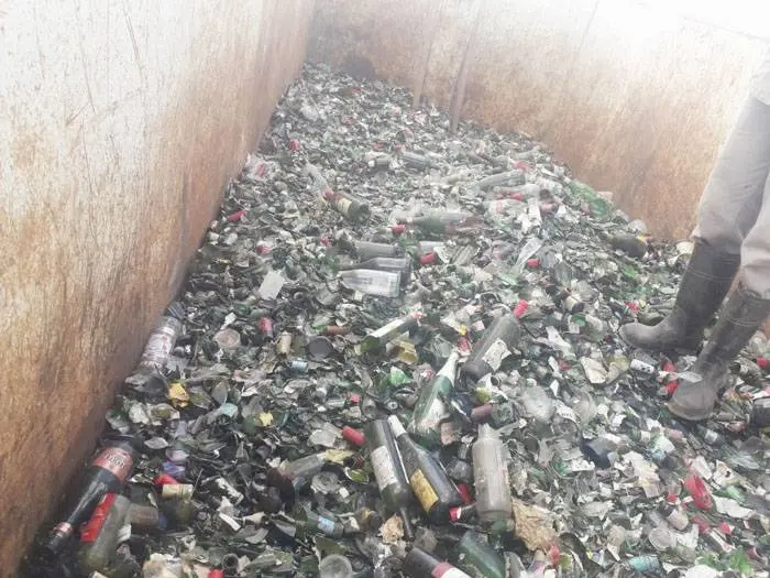 El mes comenzó con 12 toneladas de vidrio recuperado en campo Abasto