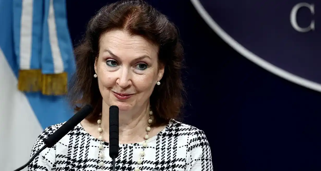 Diana Mondino, canciller de Argentina. Crédito: Agustin Marcarian/Reuters
